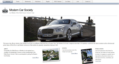 Desktop Screenshot of moderncarsociety.com